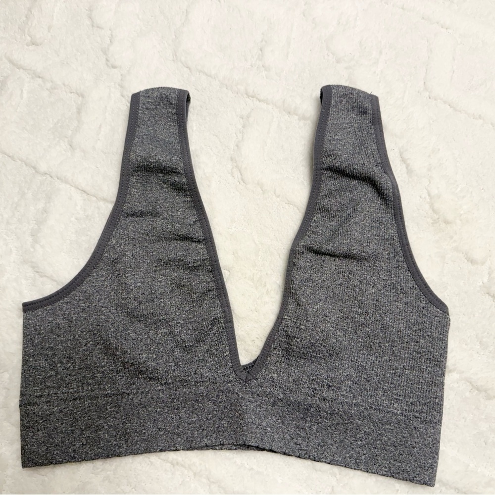 By Anthropologie Gray Women's Seamless Bralette